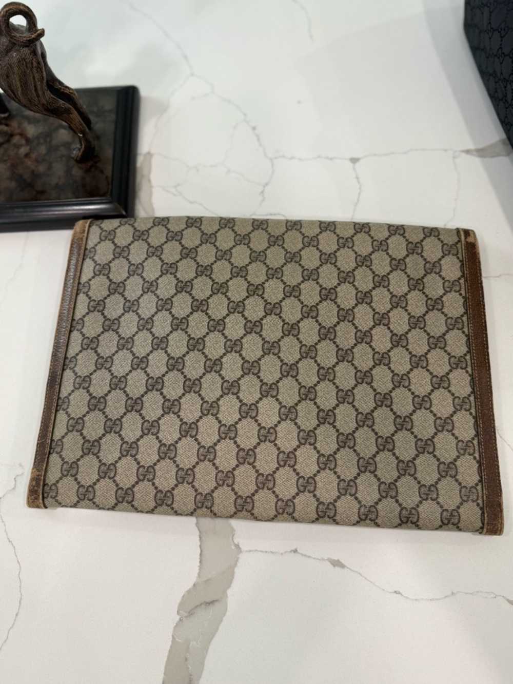 THIS ITEM HAS HAS BEEN SOLD! PROJECT ITEM: Gucci Vintage Document Case 1970s: - Picture 8 of 13